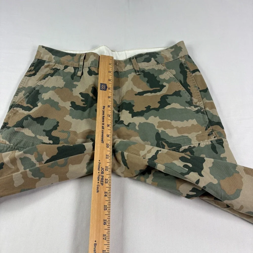 Levis Camo Cargo Pants Mens 31x30 Green Straight Leg Casual